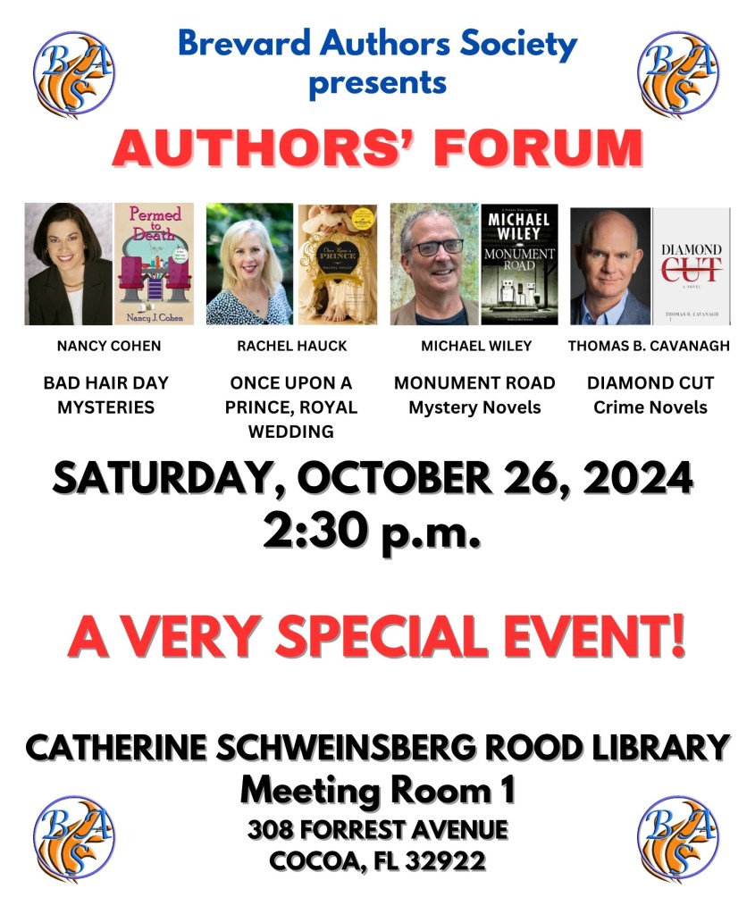 Flyer for the Brevard Author's Forum