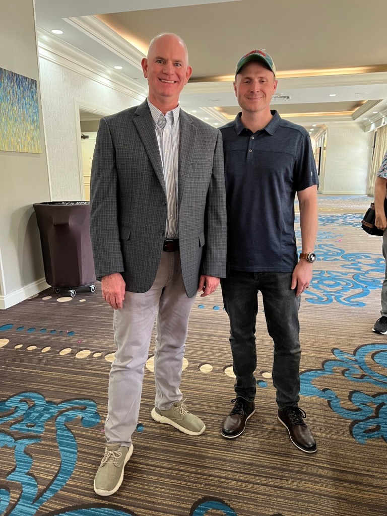 Tom with NYT bestseller Michael Koryta