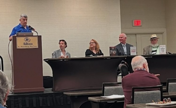 Tom on a SleuthFest panel