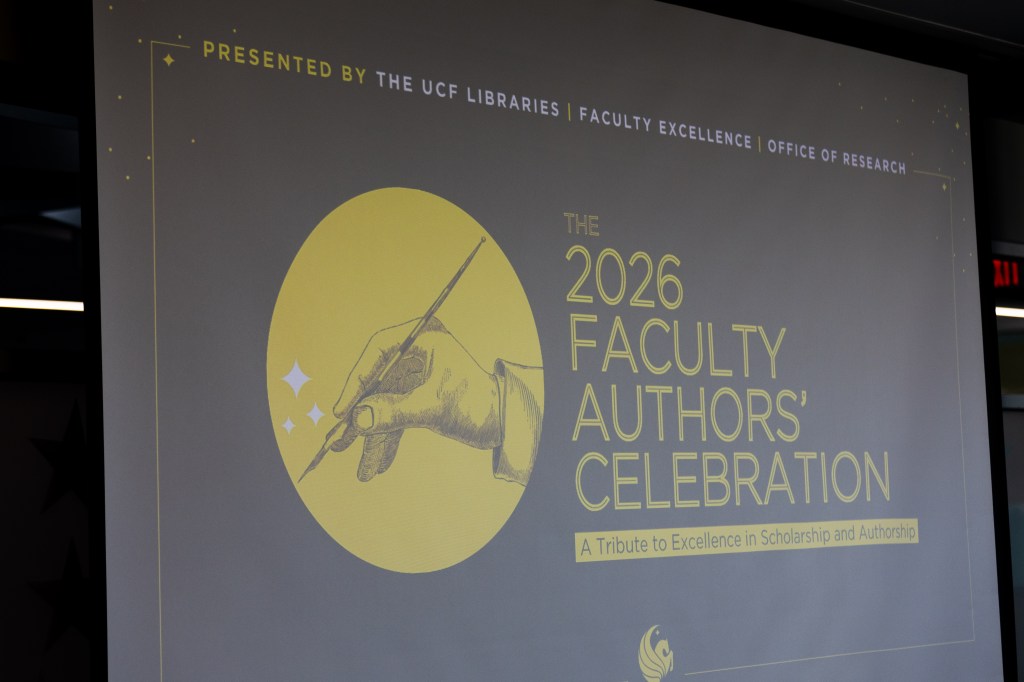 Faculty Authors Awards Screen